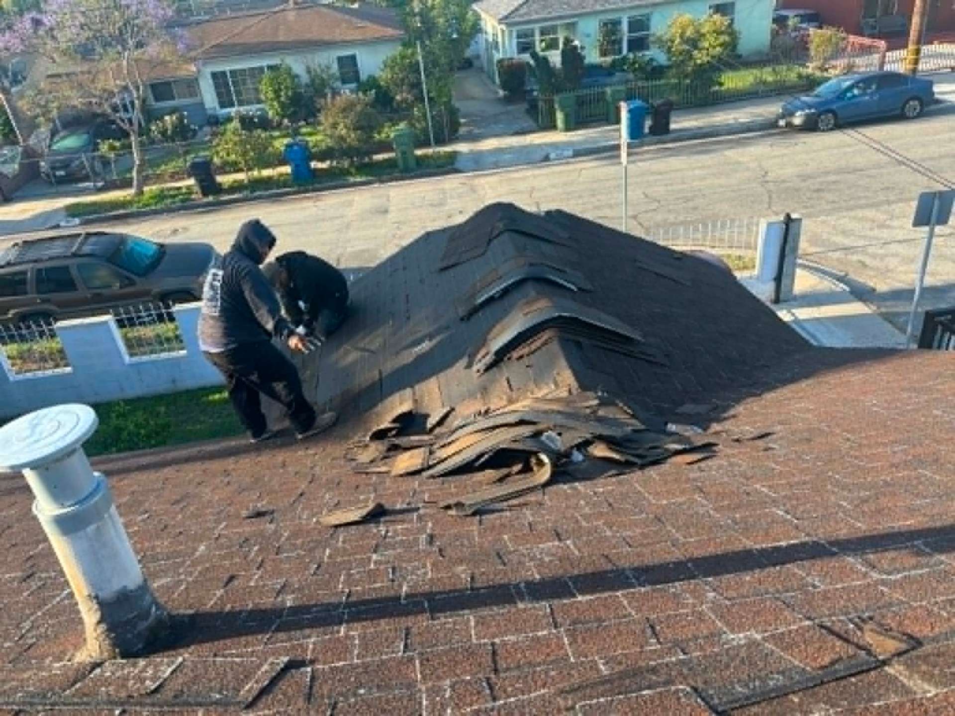 Roof tear-off